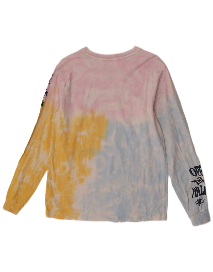 Vans Top gráfico para mujer de manga larga UK 44 Medium Multicolor Tie Dye