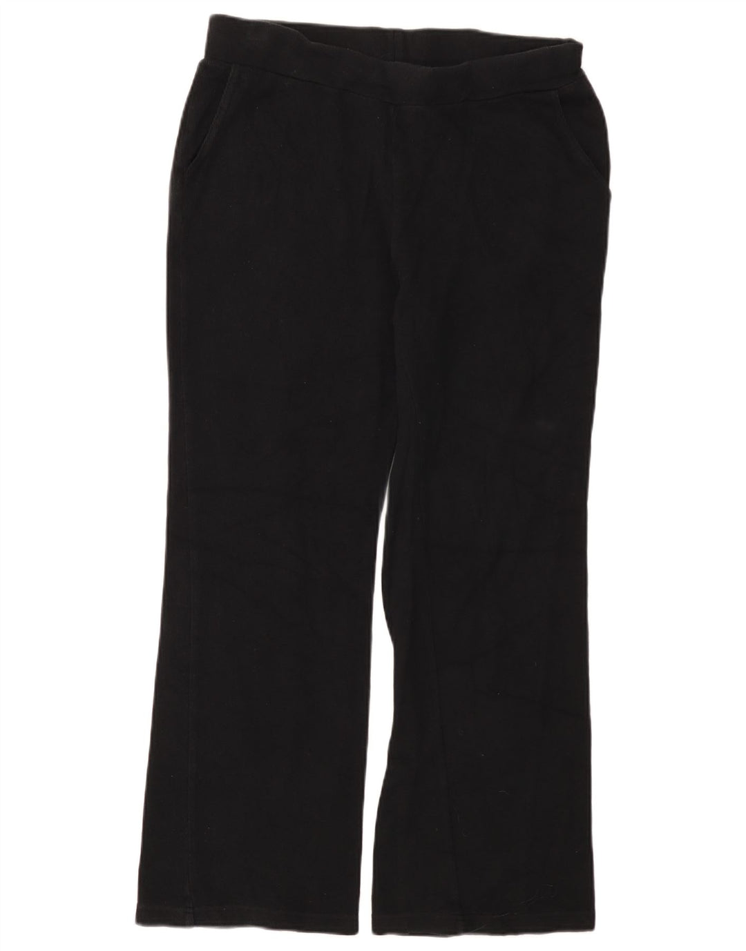 RALPH LAUREN Pantalón chino recto para mujer Mediano W30 L29 Algodón negro