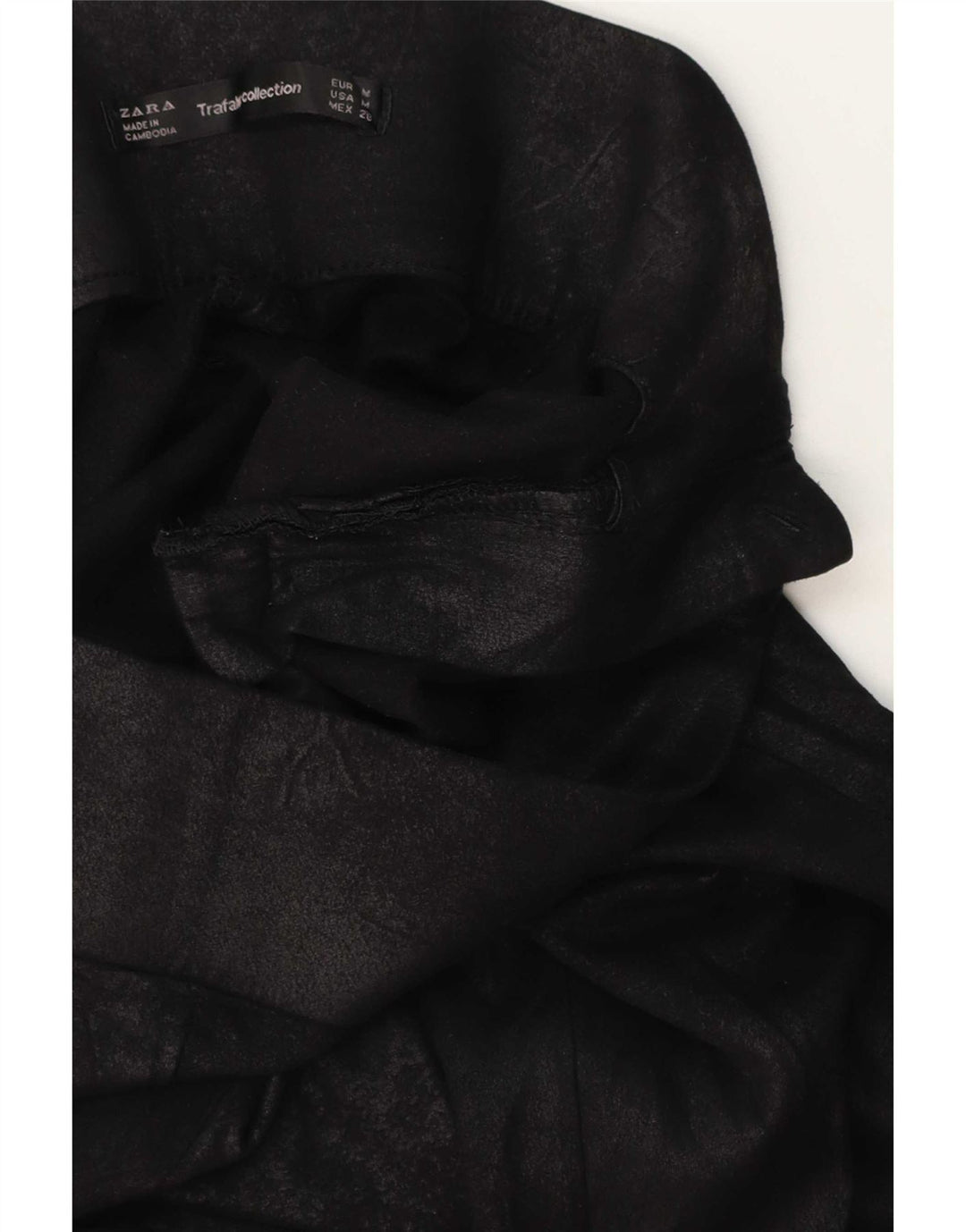 Zara Mujer Trafaluc Leggings Reino Unido 42 Mediano Negro