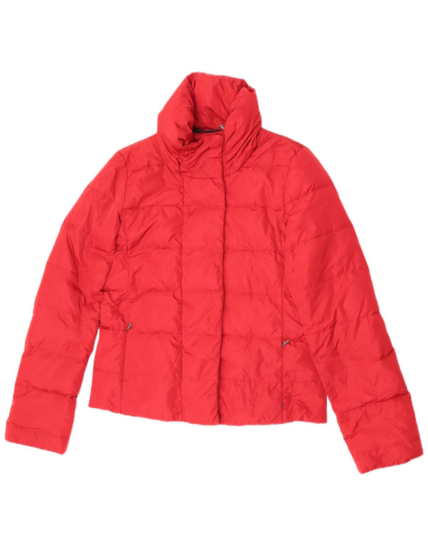 Max Mara Mujer Weekend Chaqueta Acolchada Extragrande UK 10 Small Red Nylon