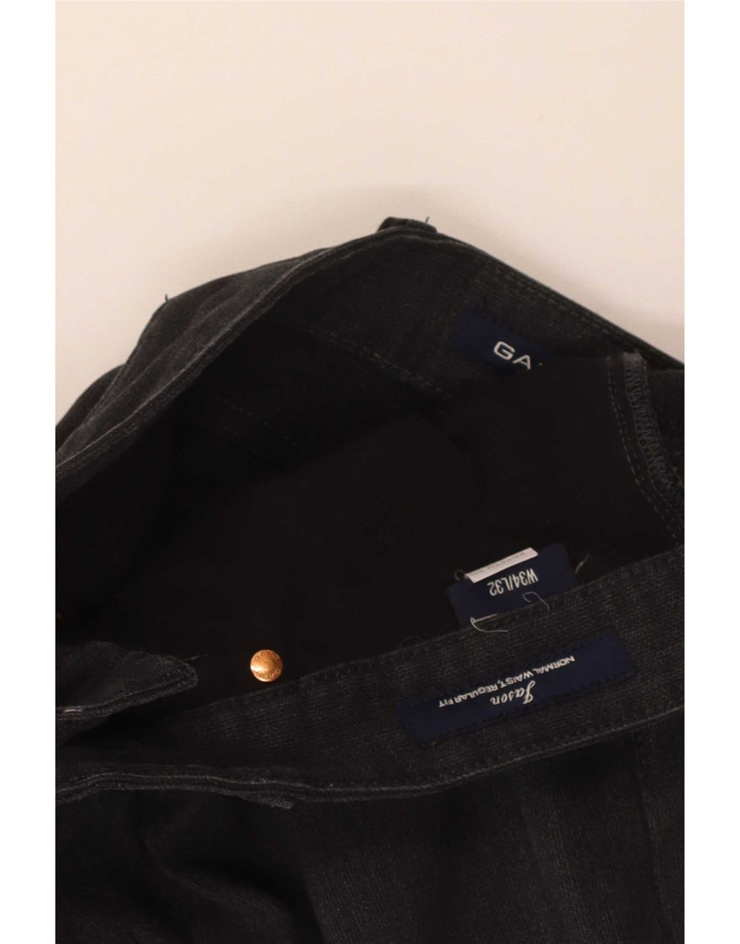 Gap Vaqueros rectos Jason de corte regular para mujer W34 L32 Algodón gris