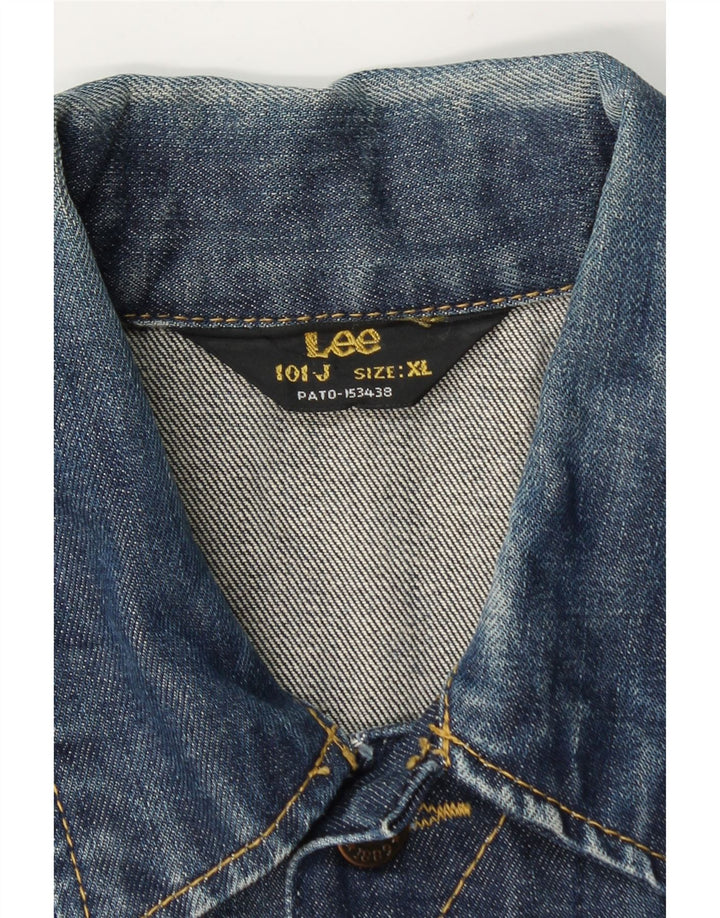 Lee Chaqueta vaquera para hombre UK 42 XL Algodón azul