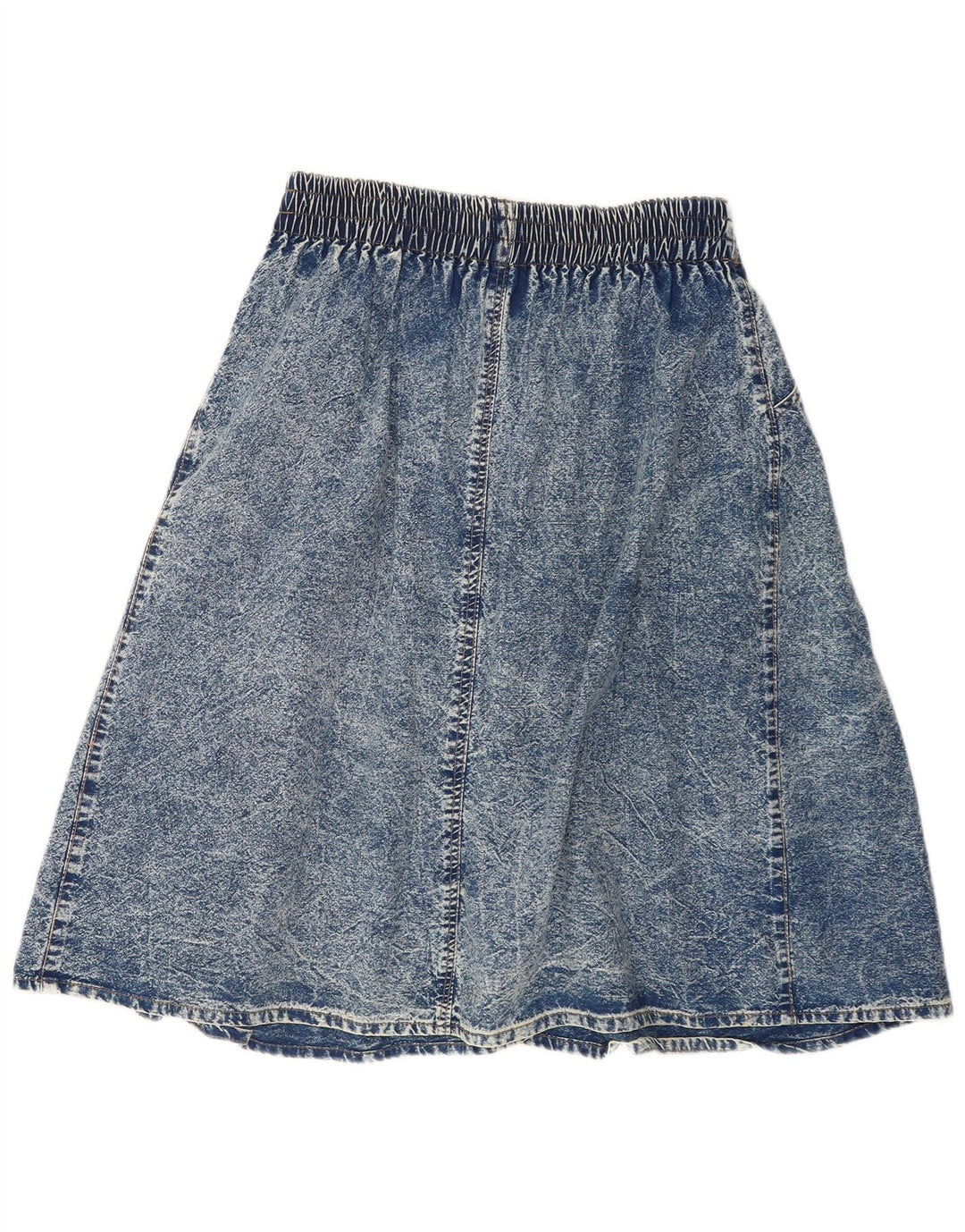 Falda vaquera vintage para mujer W32 azul grande