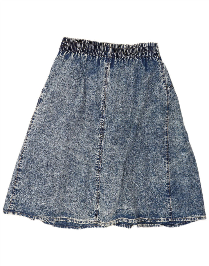 Falda vaquera vintage para mujer W32 azul grande