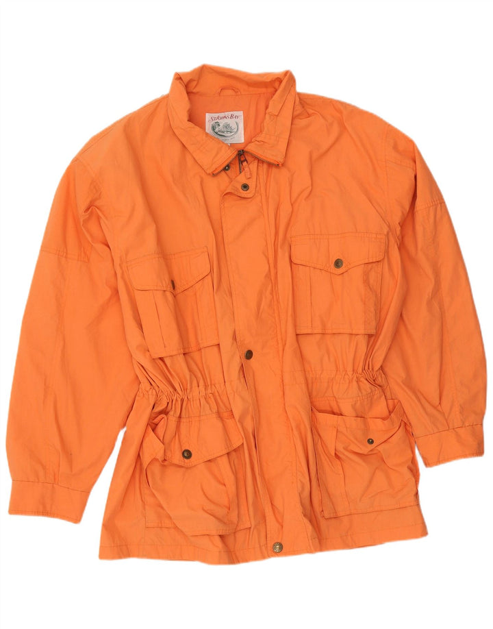 St John's Bay Chaqueta utilitaria extragrande para hombre UK 44 2XL Naranja Poliéster