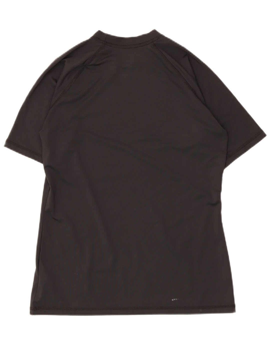Nike Mujer Dri Fit Graphic Camiseta Top UK 12 Mediano Negro Poliéster