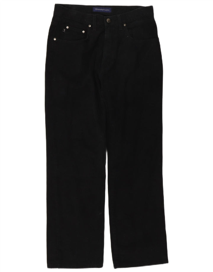 Vaqueros Trussardi Hombre Rectos IT 48 Medium W32 L30 Negro Algodón