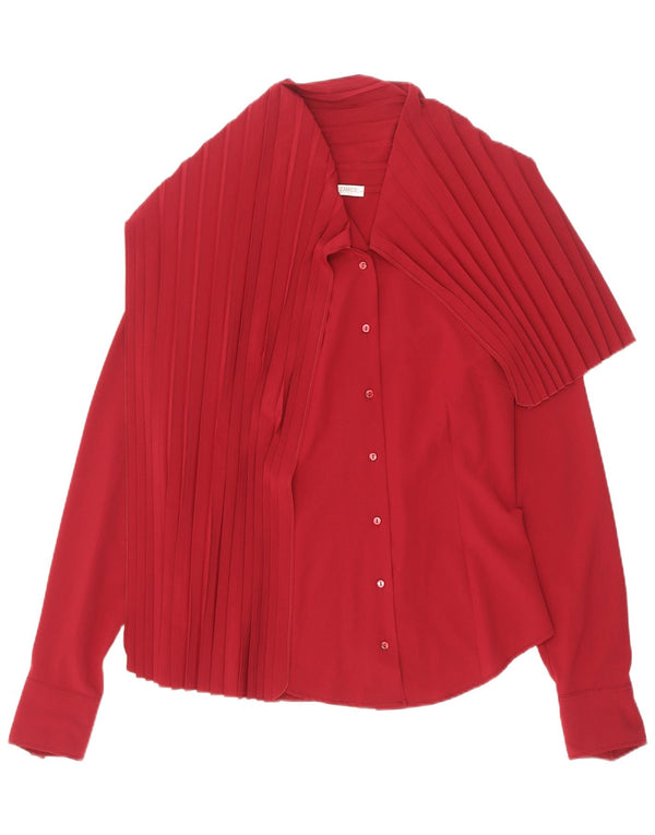 Naracamicie Blusa para mujer UK 44 Poliéster rojo medio