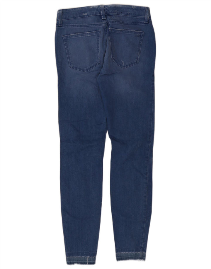 VINEYARD VINES Vaqueros ajustados desgastados para mujer US 2 XS W25 L28 Algodón azul