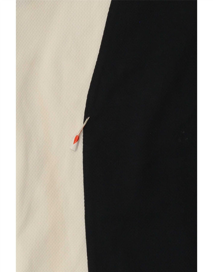Camiseta sin mangas Dri Fit para hombre Nike Poliéster con bloques de color azul marino mediano