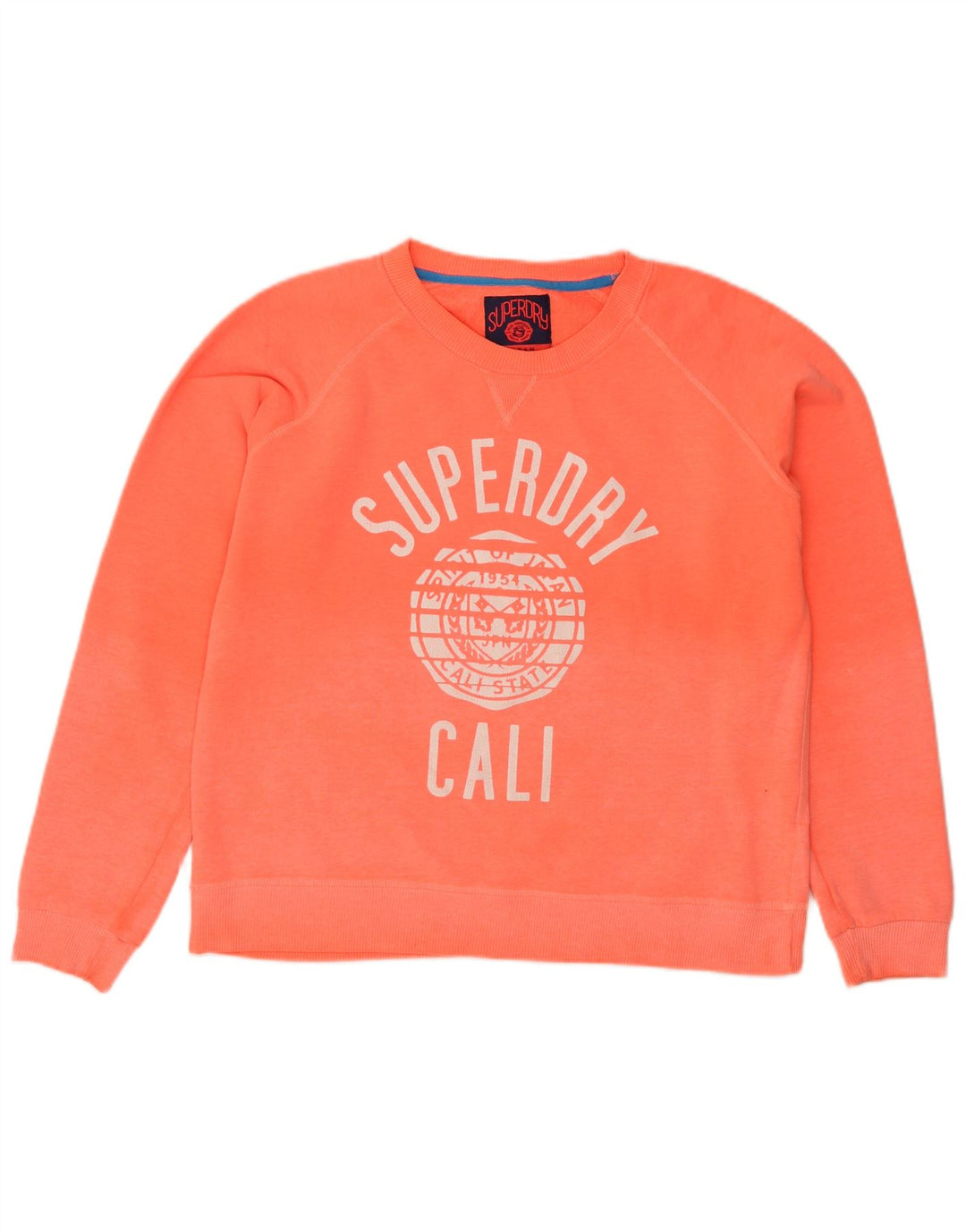 SUPERDRY Sudadera gráfica para mujer Jumper UK 46 Large Naranja