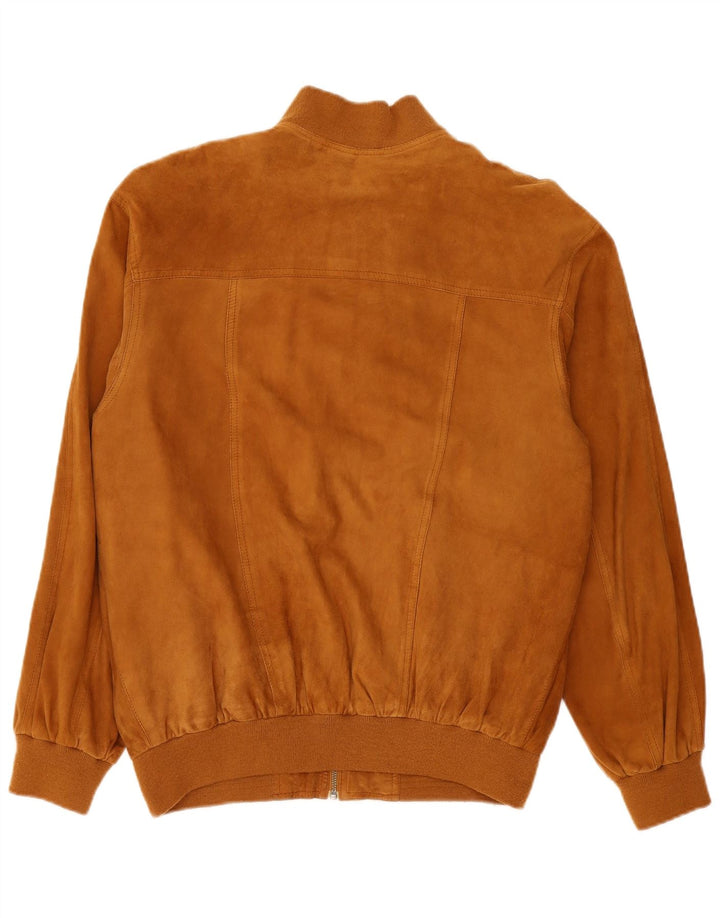 Conbipel Chaqueta Bomber De Ante Para Hombre IT 54 XL Cuero Marrón