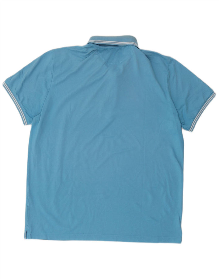 Champion Polo De Ajuste Fácil Para Hombre Grande Azul