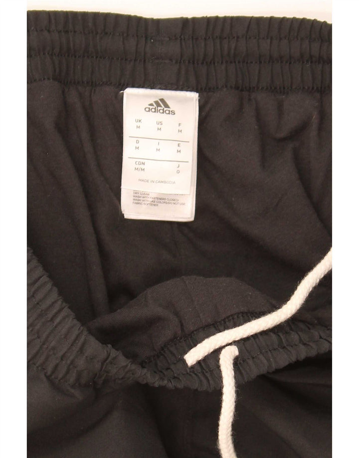 Adidas Hombre Pantalones De Chándal Joggers Medium Negro Poliéster