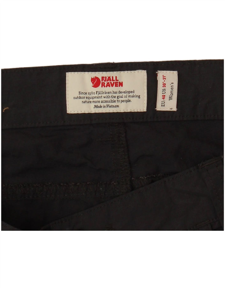FJALL RAVEN Pantalones cortos cargo para mujer EU 40 Medium W31 Negro