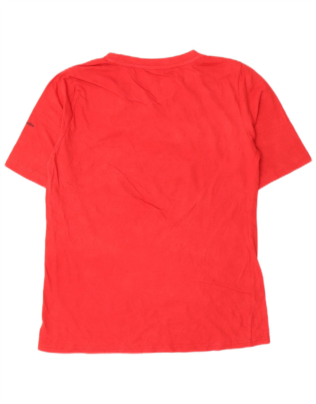 Columbia Camiseta gráfica para hombre Top Medium Red Cotton