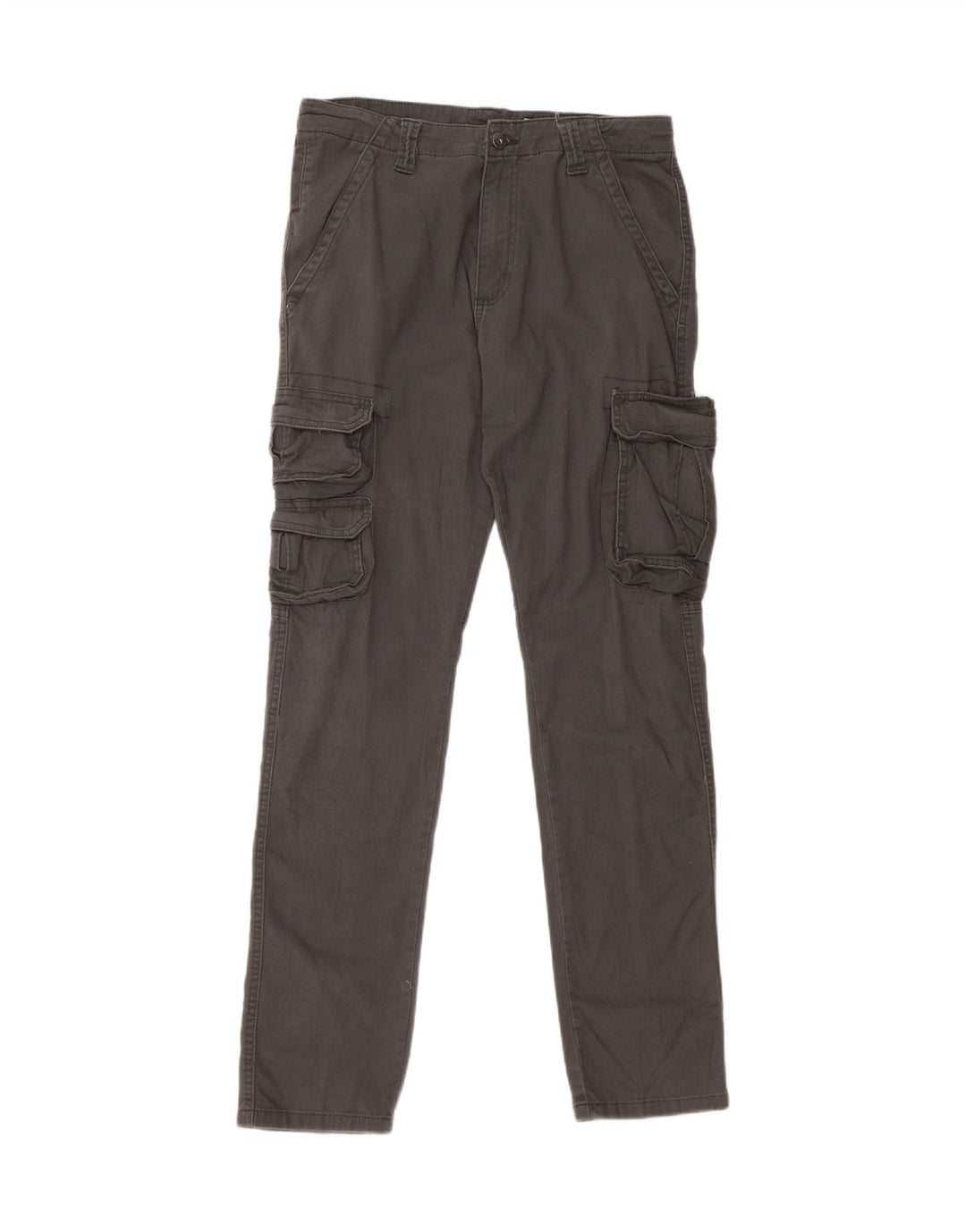 WRANGLER Pantalones cargo cónicos de corte regular para hombre W30 L32 Algodón gris