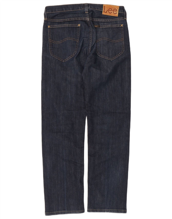 Vaqueros Lee Mujer Rectos W30 L28 Azul Marino