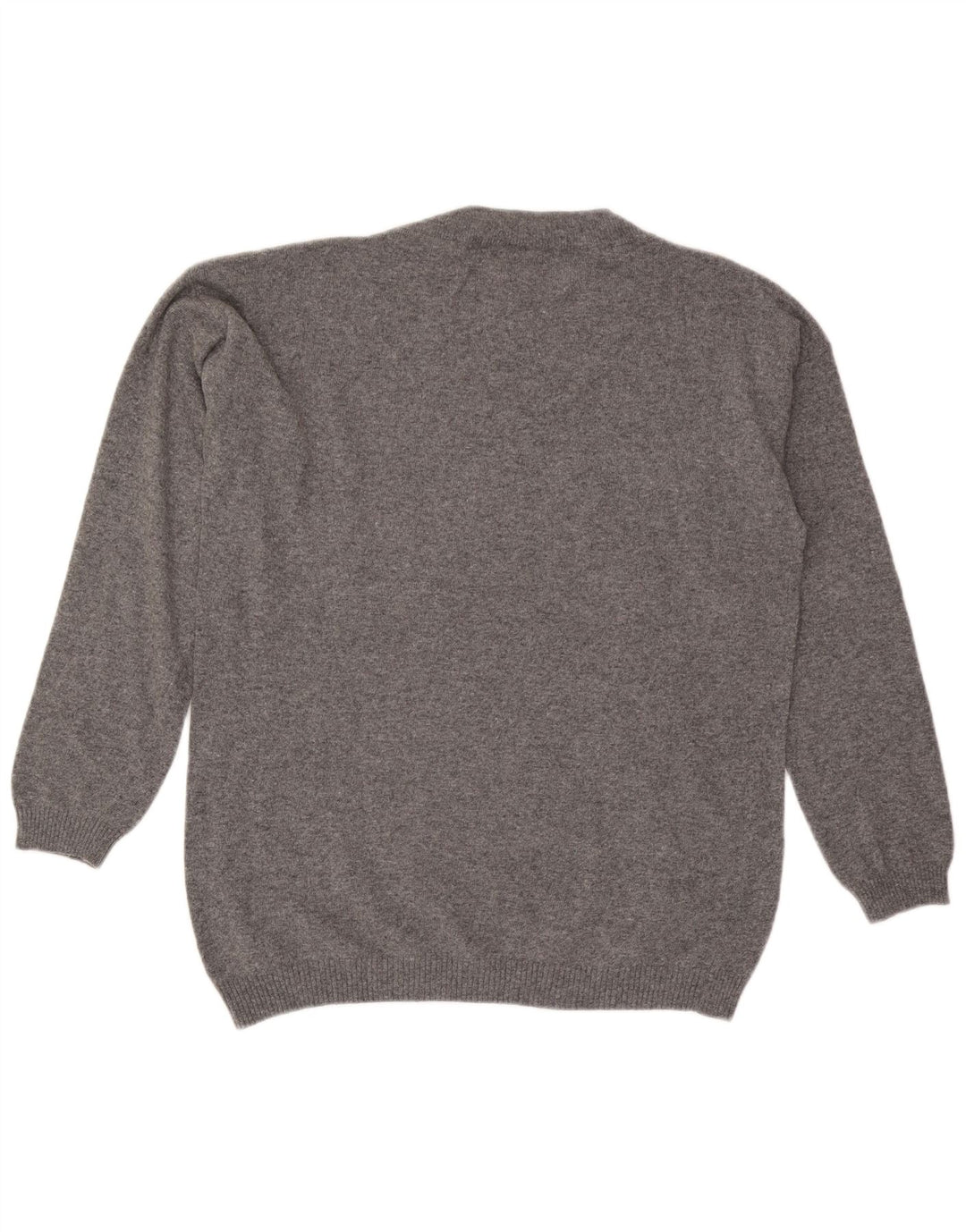 BENETTON Jersey con cuello redondo y gráfico para hombre gris medio floral