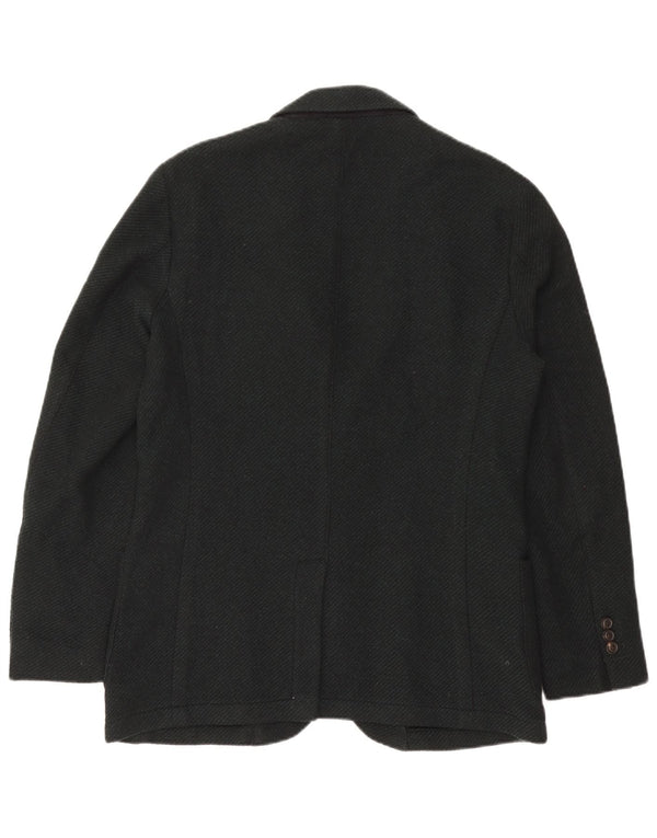 Gant Chaqueta tipo blazer de 2 botones para hombre IT 50 Large Lana verde