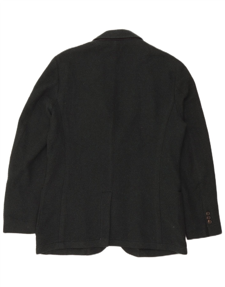 Gant Chaqueta tipo blazer de 2 botones para hombre IT 50 Large Lana verde