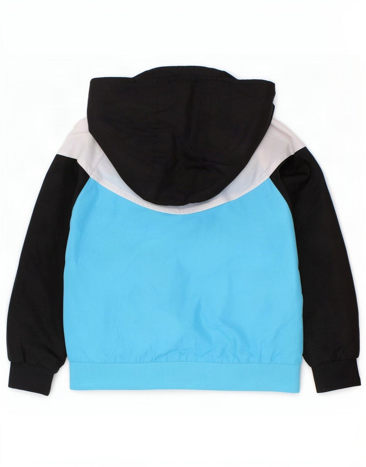 Nike Chaqueta de chándal con capucha para niños 2-3 años Azul Poliéster color block