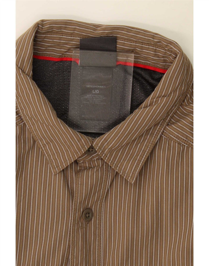 Camisa The North Face Hombre Grande Nylon Rayas Marrón