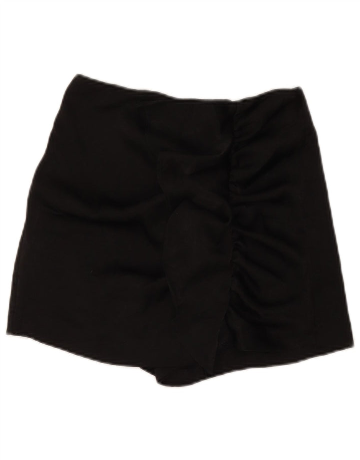 Zara Mujer Shorts Casuales XS W24 Negro