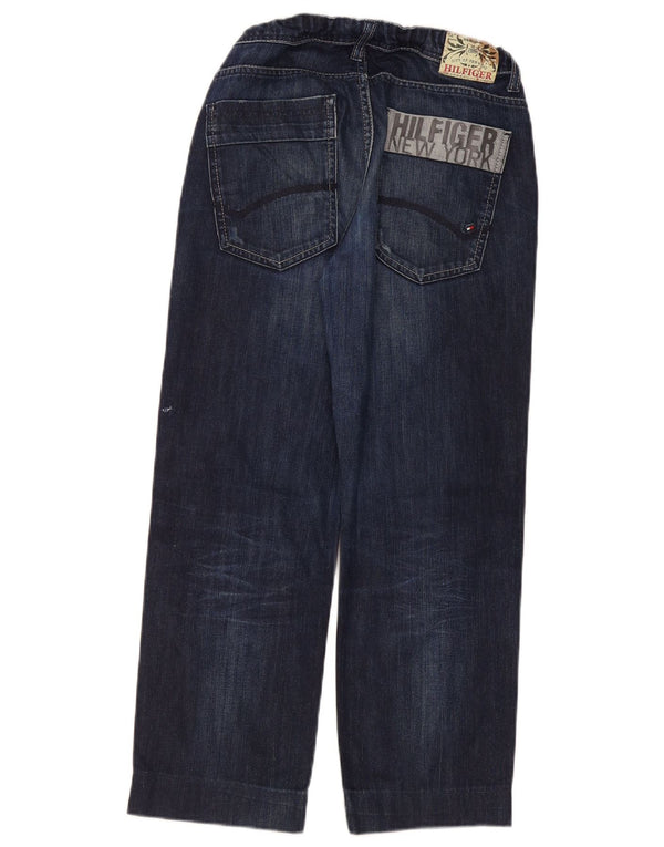 Tommy Hilfiger Vaqueros rectos gráficos para niños 15-16 años W30 L24 Algodón azul