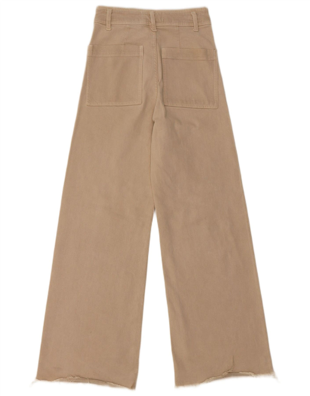 ZARA Vaqueros The Marine De Cintura Alta Y Pierna Ancha para Mujer EU 34 2XS W24 L29 Beige