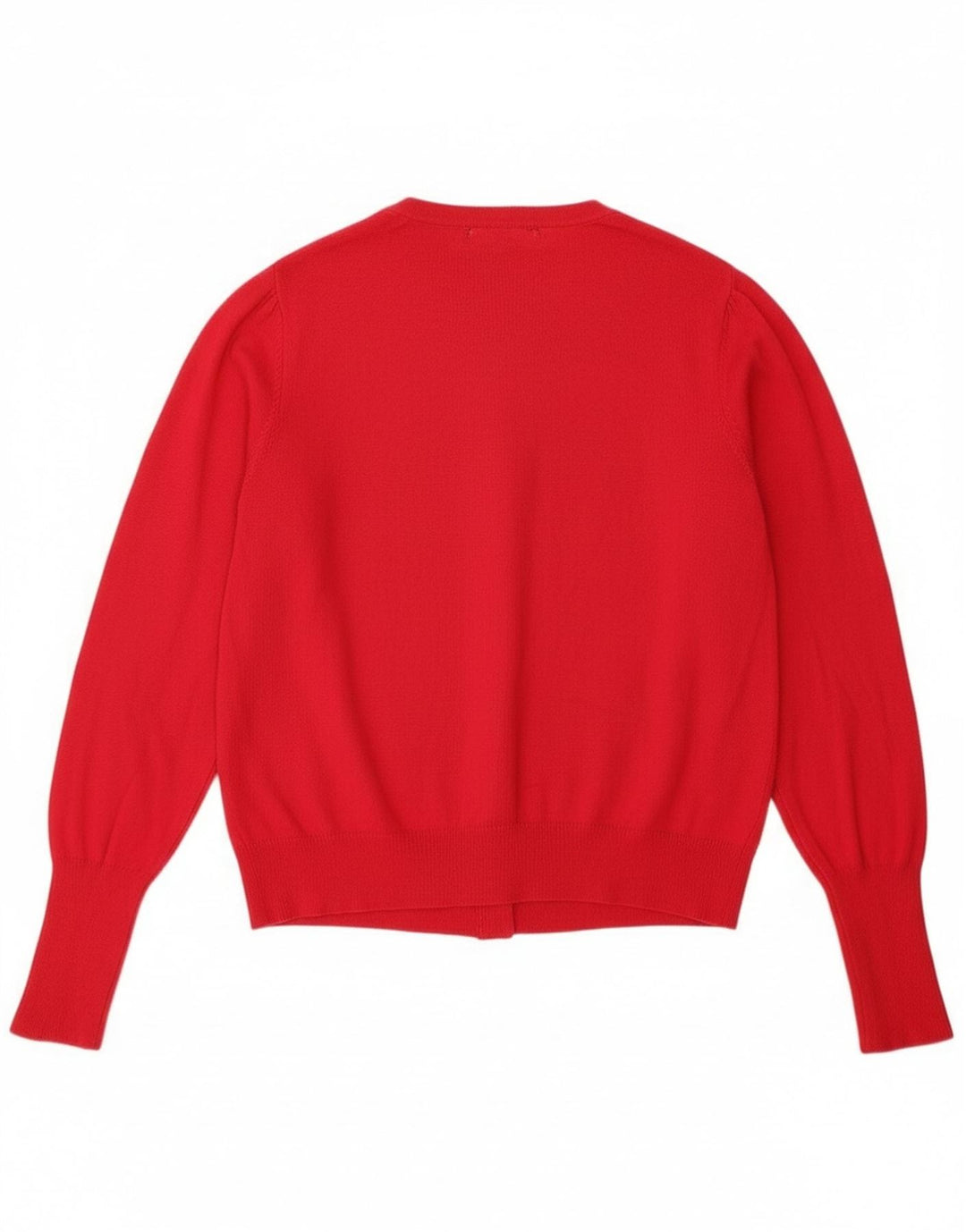Marks & Spencer Suéter tipo cárdigan corto para mujer UK 46 Viscosa roja grande