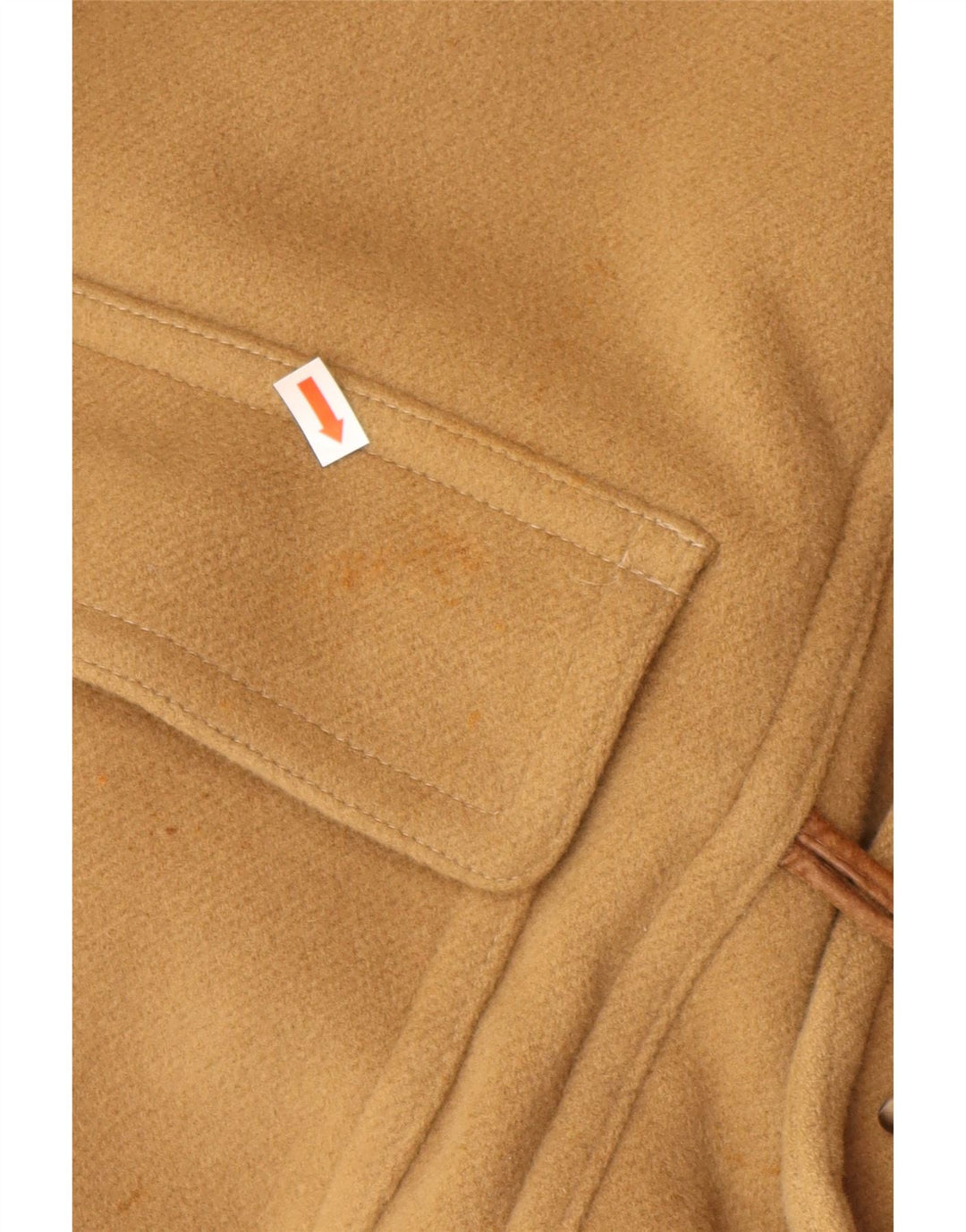 VINTAGE Trenca con capucha para hombre IT 52 XL Lana beige