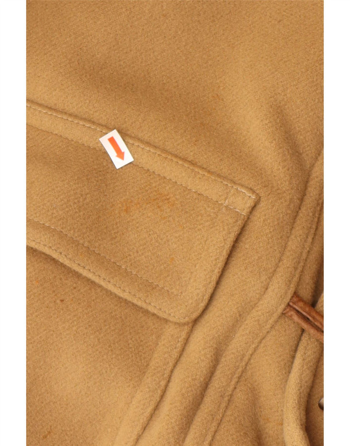 VINTAGE Trenca con capucha para hombre IT 52 XL Lana beige