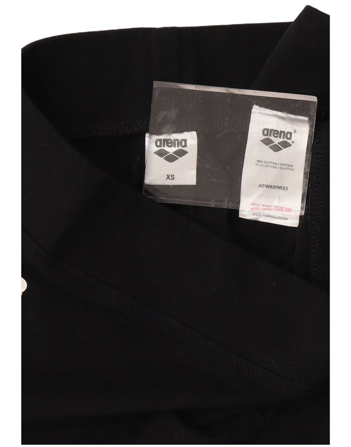 ARENA Leggings gráficos para mujer UK 6 XS Algodón negro
