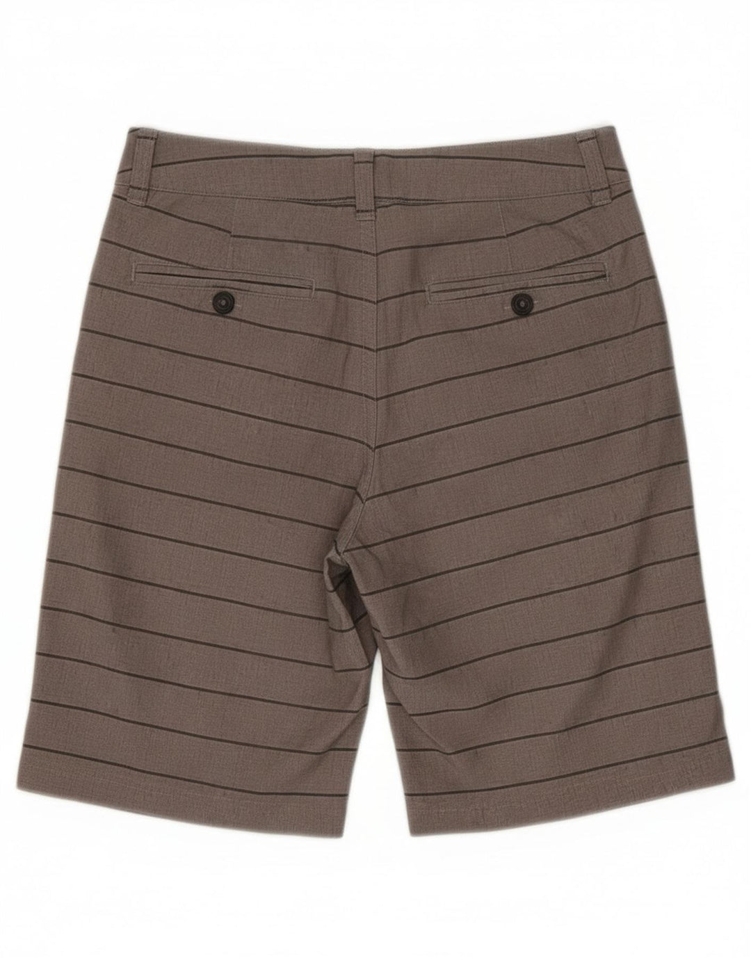 Under Armour Pantalones cortos chinos para niños 9-10 años W25 Poliéster a rayas grises