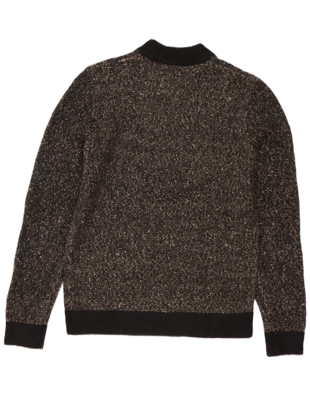 JACK & JONES Jersey De Cuello Redondo Para Hombre Poliéster Moteado Negro Medio