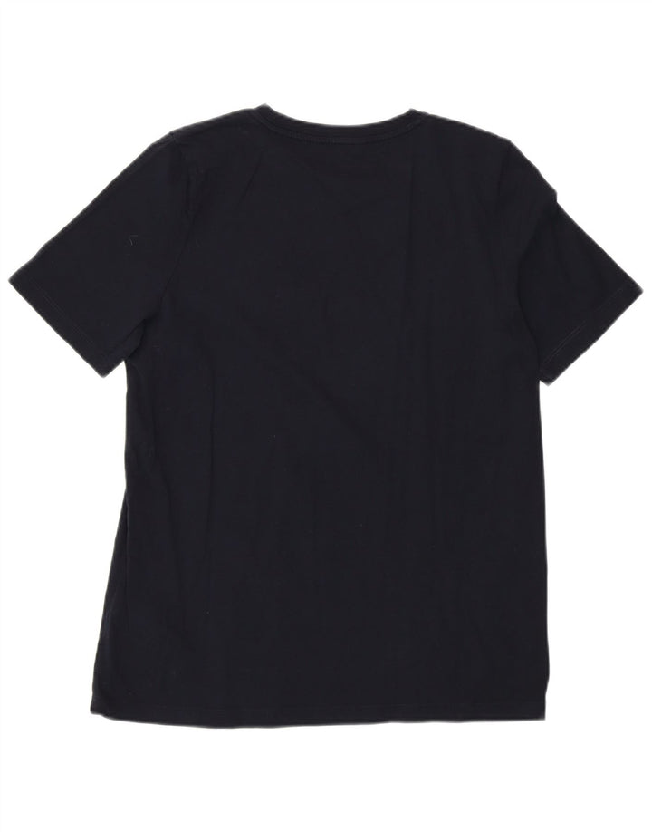 Tommy Hilfiger Camiseta para mujer Top UK 46 Grande Azul marino Algodón