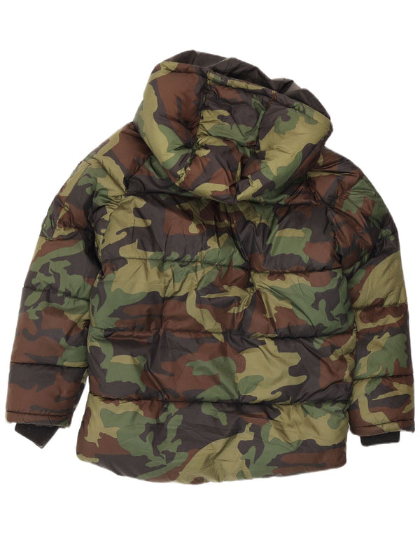 Zara Cazadora acolchada con capucha para niño 13-14 años multicolor camuflaje
