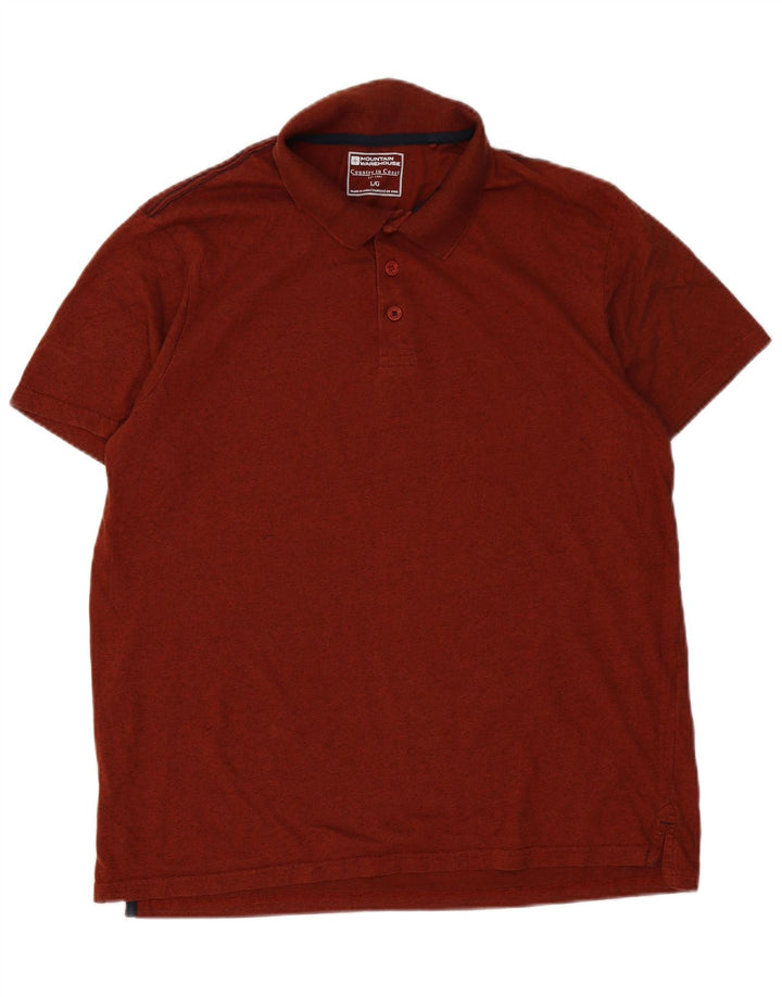 Polo para hombre de Mountain Warehouse, talla grande, color granate