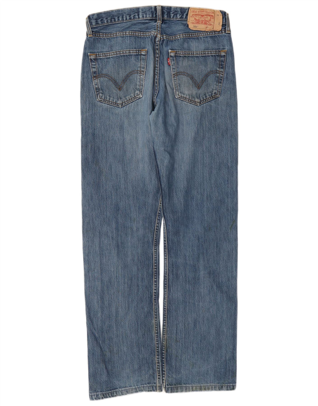 Levi's Jeans rectos 501 para hombre W33 L36 Algodón azul