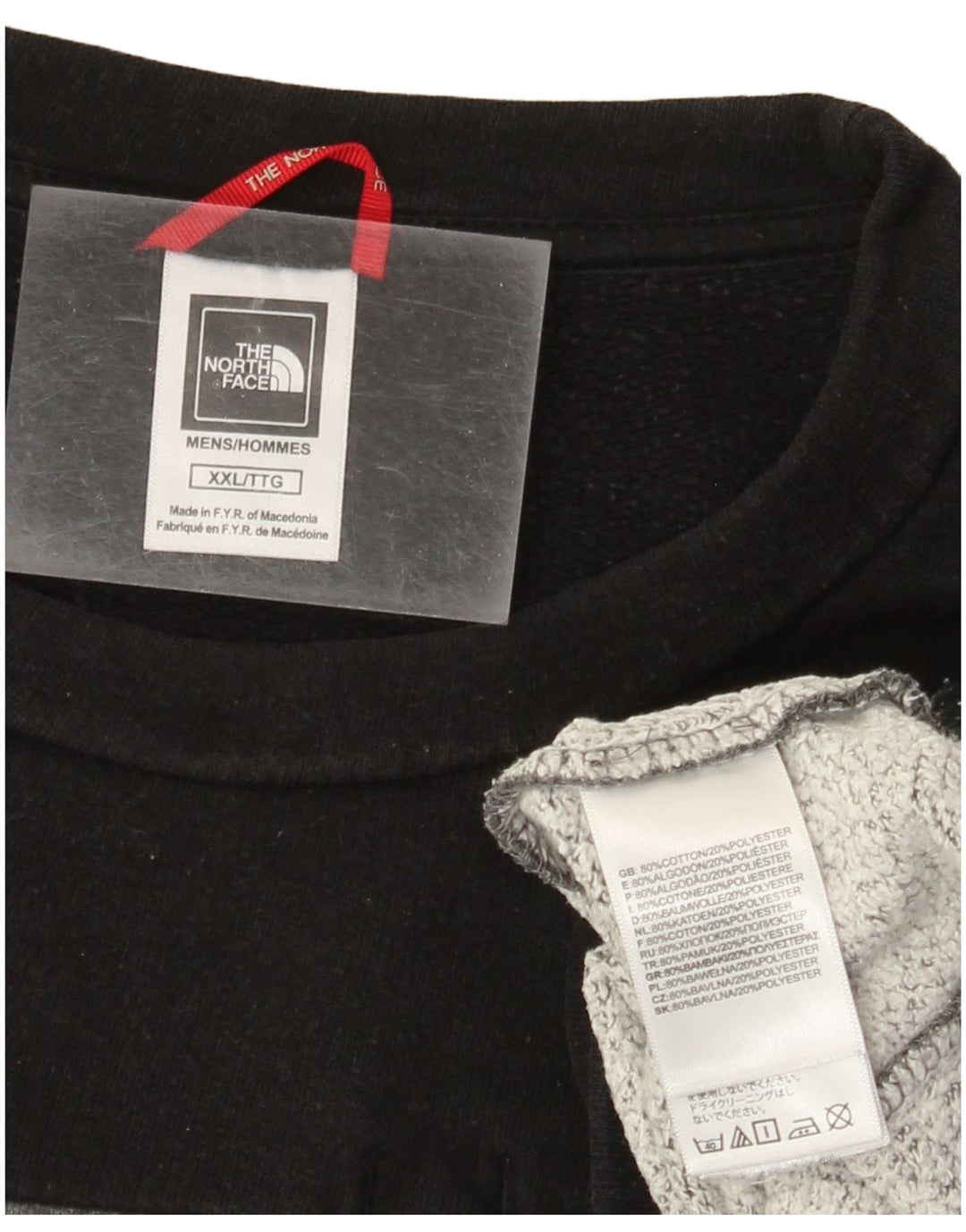 The North Face - Sudadera para hombre, talla 2XL, color gris, algodón, moderno