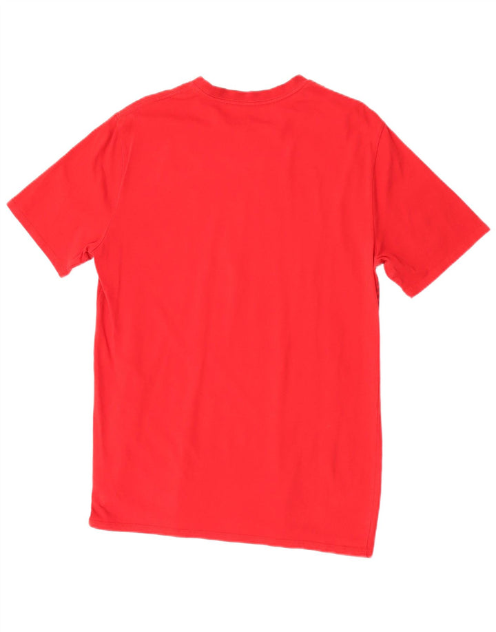 Calvin Klein - Camiseta gráfica para hombre, talla pequeña, algodón rojo