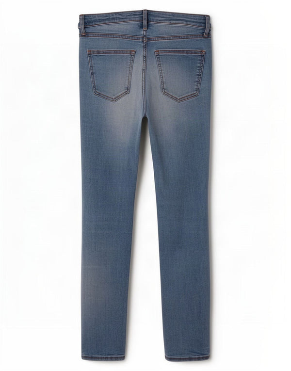 Zara Vaqueros pitillo para mujer EU 38 Small W28 L27 Azul