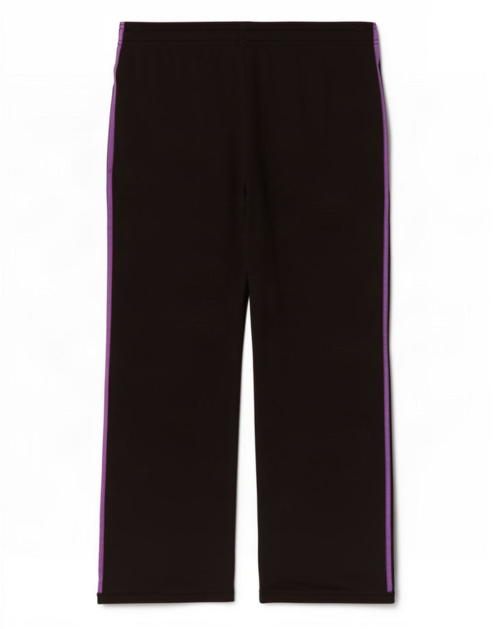 Adidas Pantalones de chándal para mujer UK 12 Medium Negro Poliéster