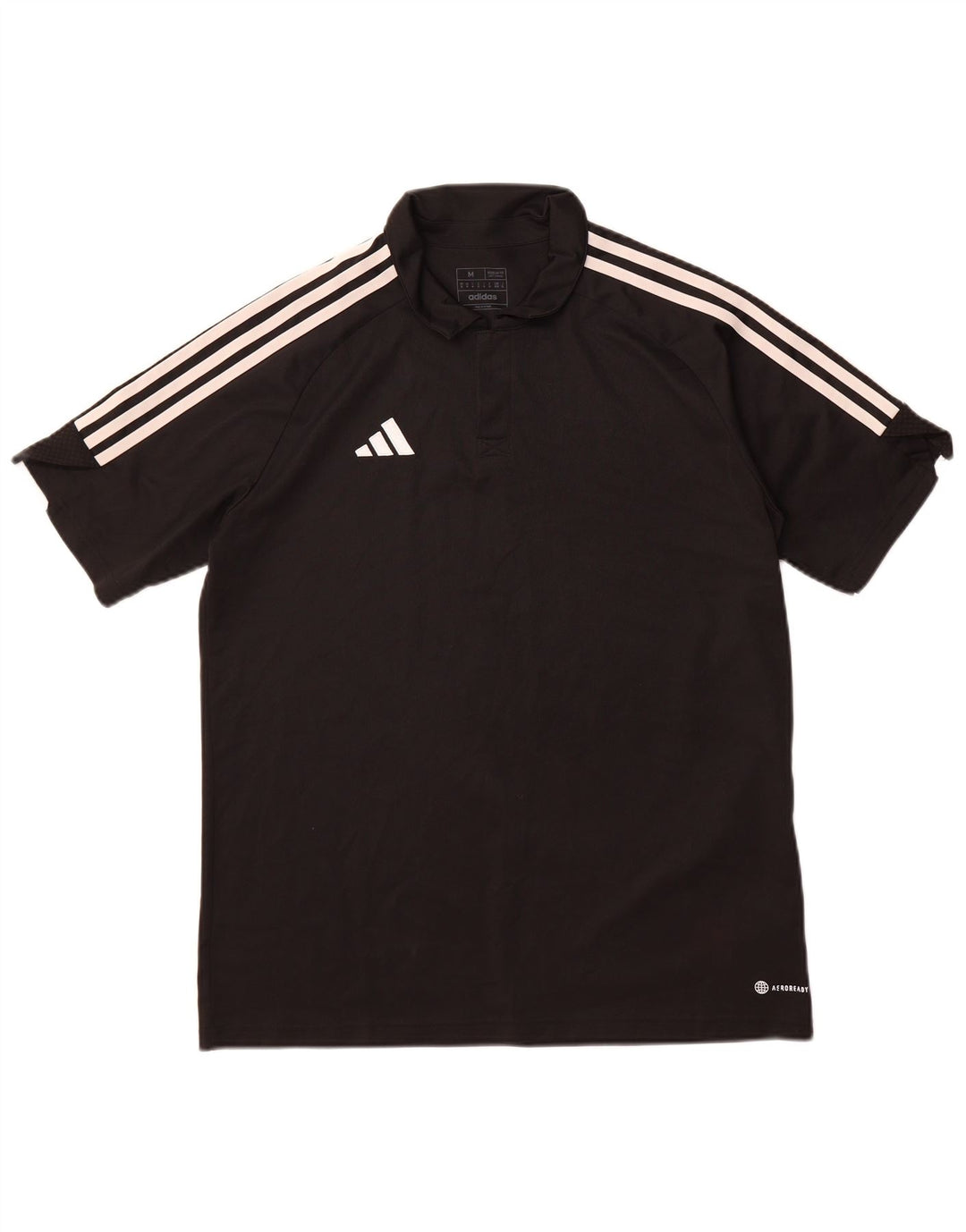 ADIDAS Polo Aeroready Regular Fit para hombre Poliéster negro mediano