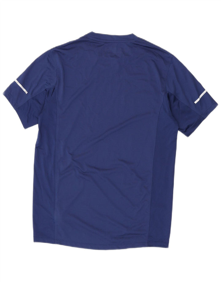 New Balance Hombre Camiseta Top Small Azul Marino Poliéster