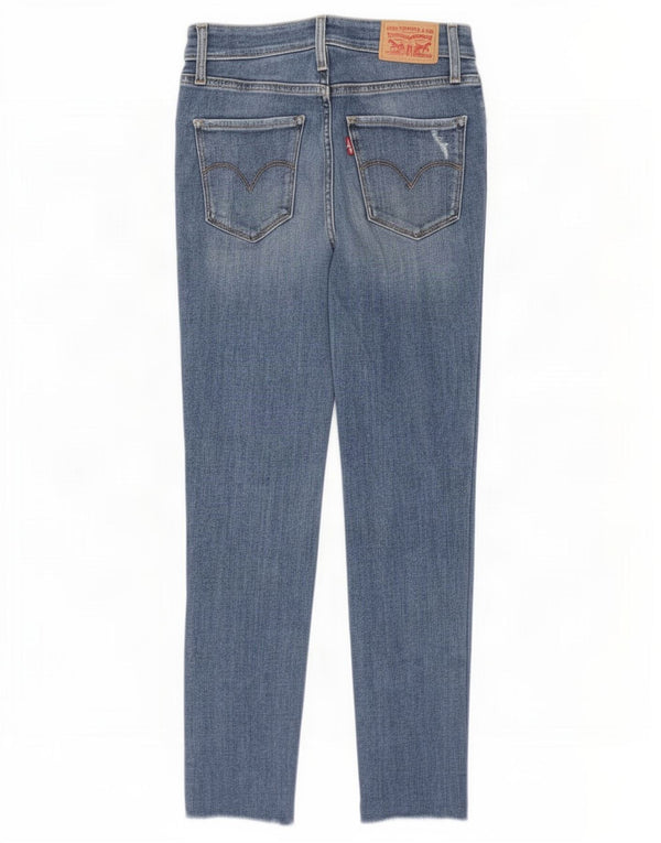 Vaqueros pitillo desgastados 721 para mujer Levi's W27 L26 Algodón azul