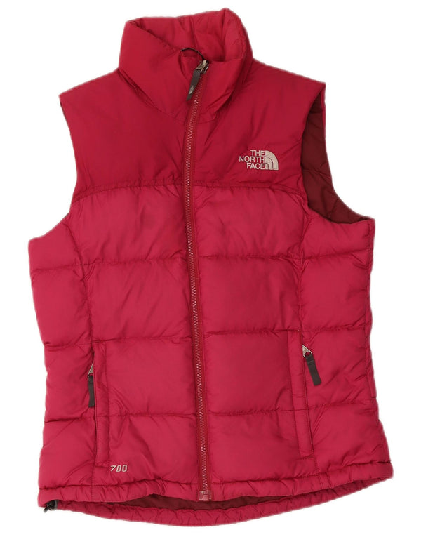 The North Face Chaleco acolchado para mujer UK 6 XS Nylon rosa