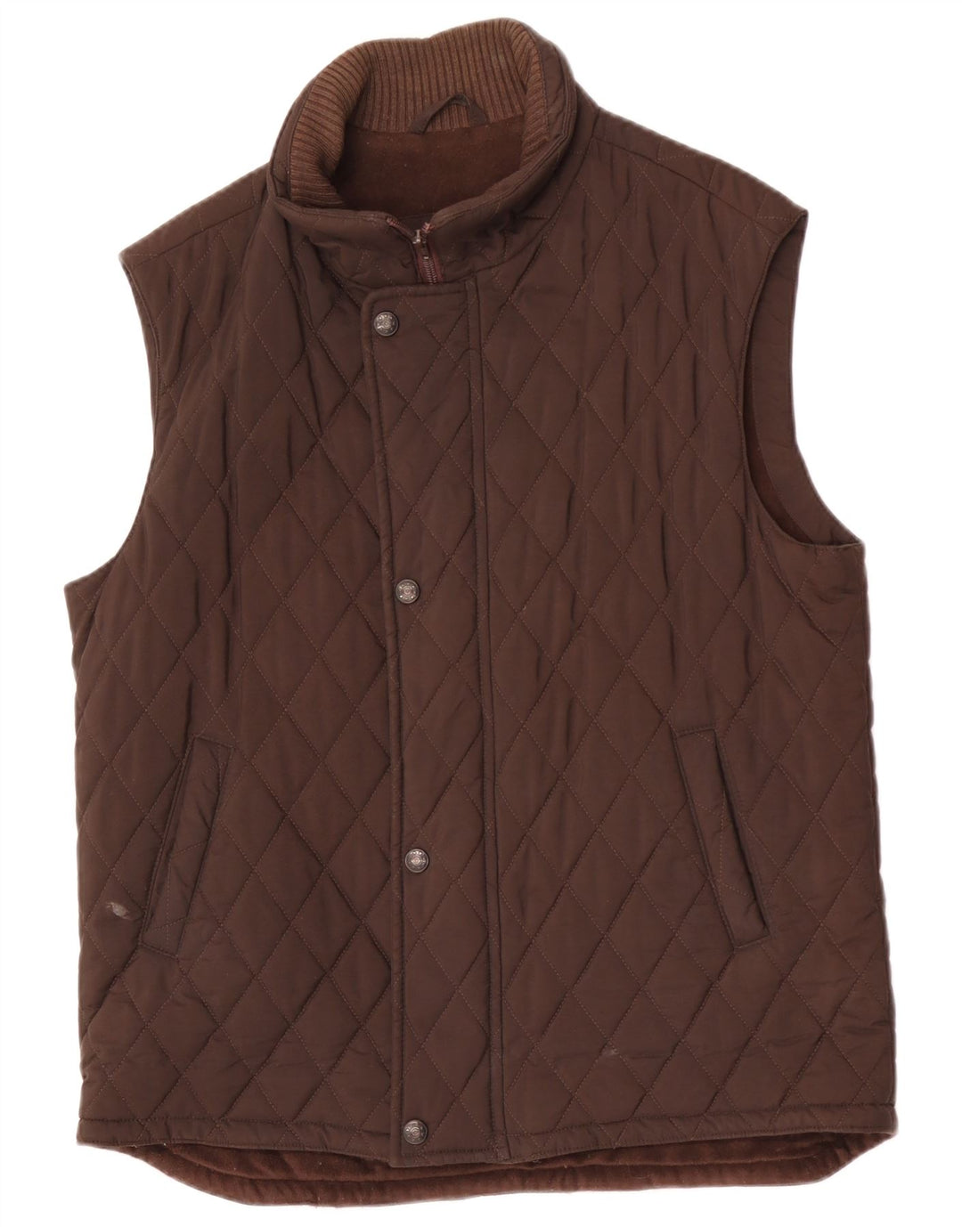 Arcadia Chaleco acolchado para hombre UK 38 Marrón medio