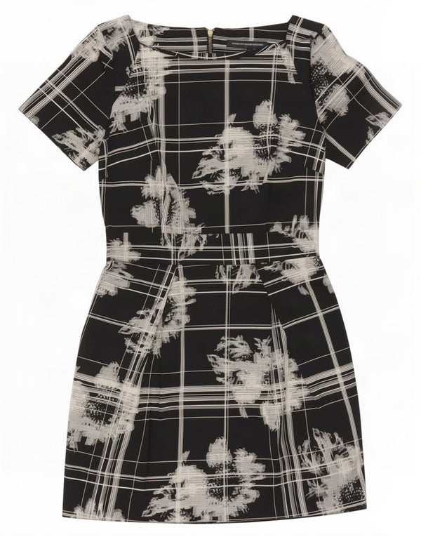 Vestido tubo para mujer de French Connection UK 6 XS Algodón floral negro